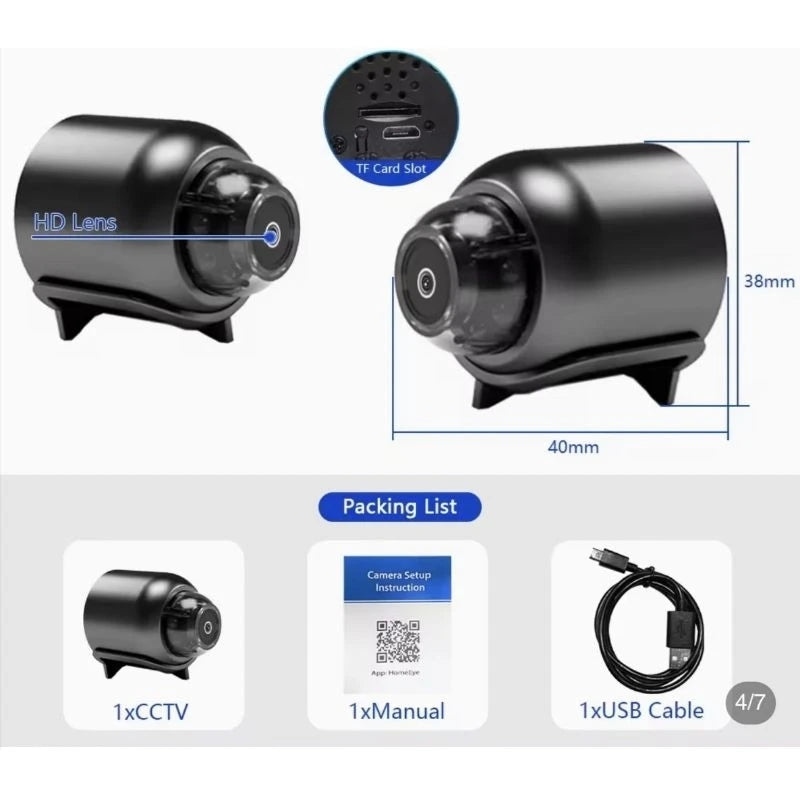 X5 Mini HD 1080P Wireless Camera