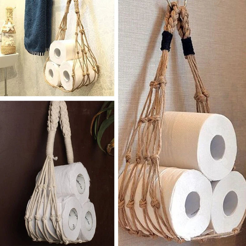 Nordic Cotton Rope Hanging Storage Rack