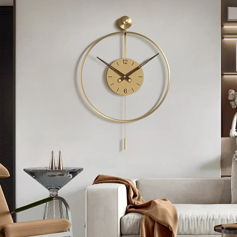 Silent Wall Clock for Living Room