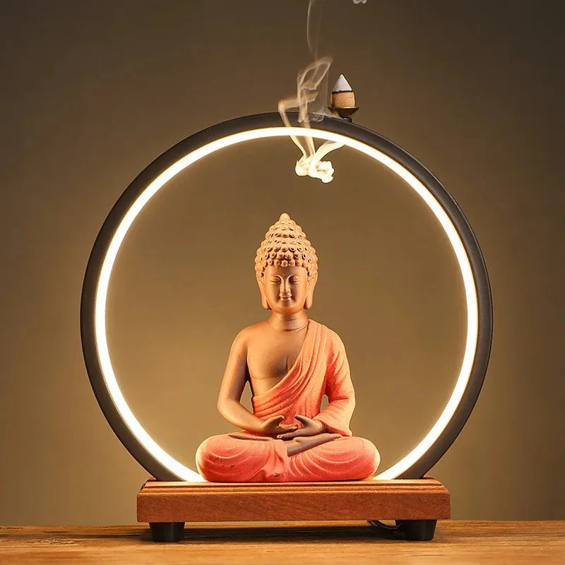 LED Backflow Incense Burner