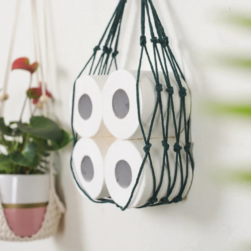 Nordic Cotton Rope Hanging Storage Rack