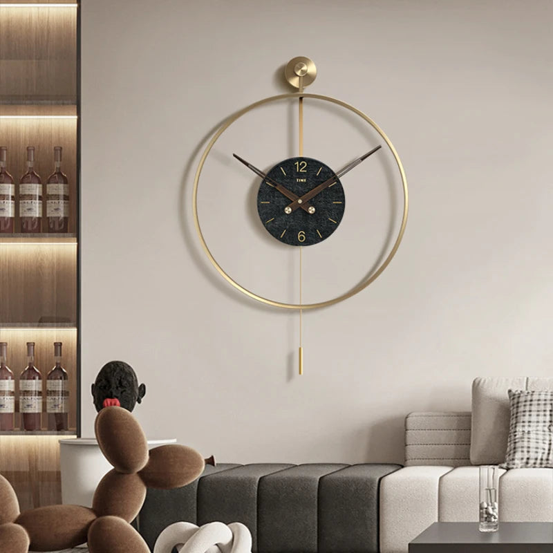 Silent Wall Clock for Living Room