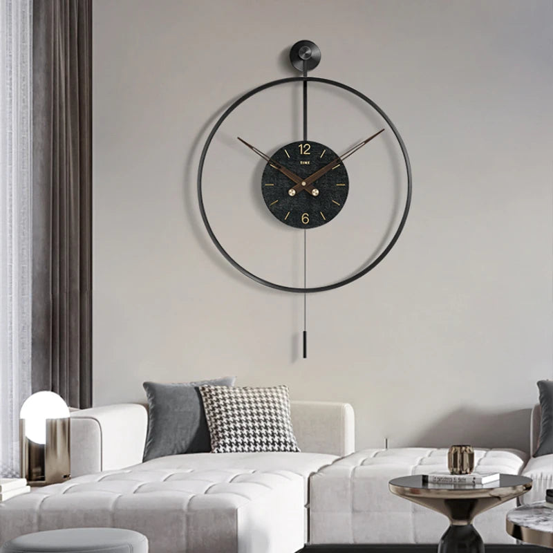 Silent Wall Clock for Living Room