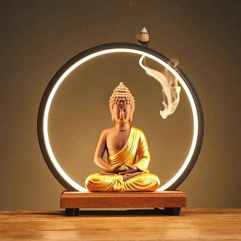 LED Backflow Incense Burner