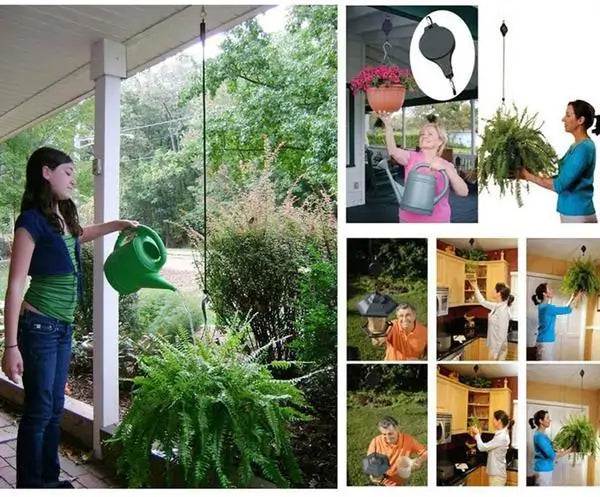 Premium Retractable Plant Hook with Easy Pull Mechanism