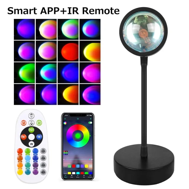 Smart Bluetooth Sunset Projection Light