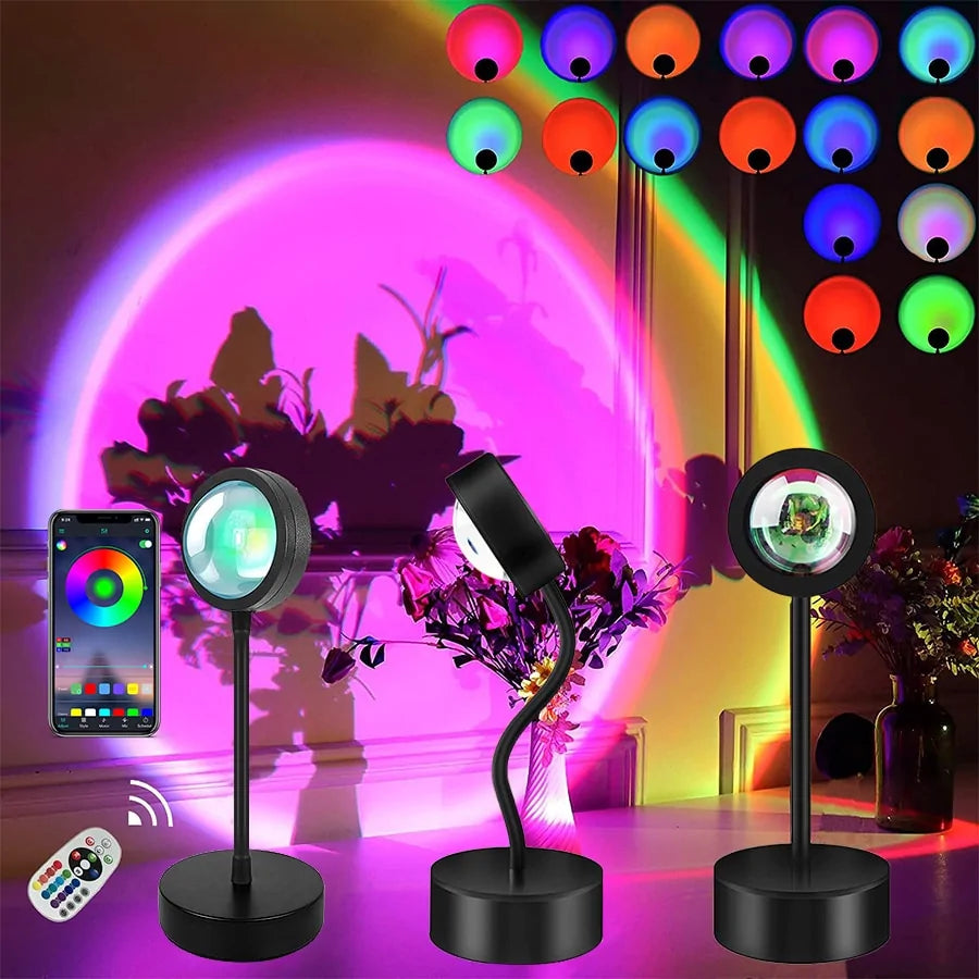 Smart Bluetooth Sunset Projection Light